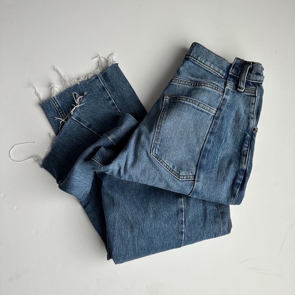 Abercrombie & Fitch Curve Love Jeans Women's 29/8 The 90s Straight High Rise
